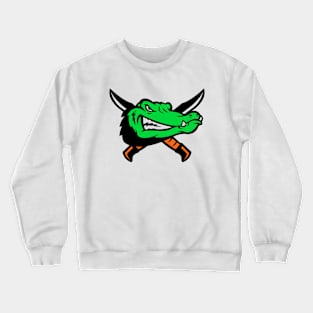 Alligator Face Swords Logo Crewneck Sweatshirt